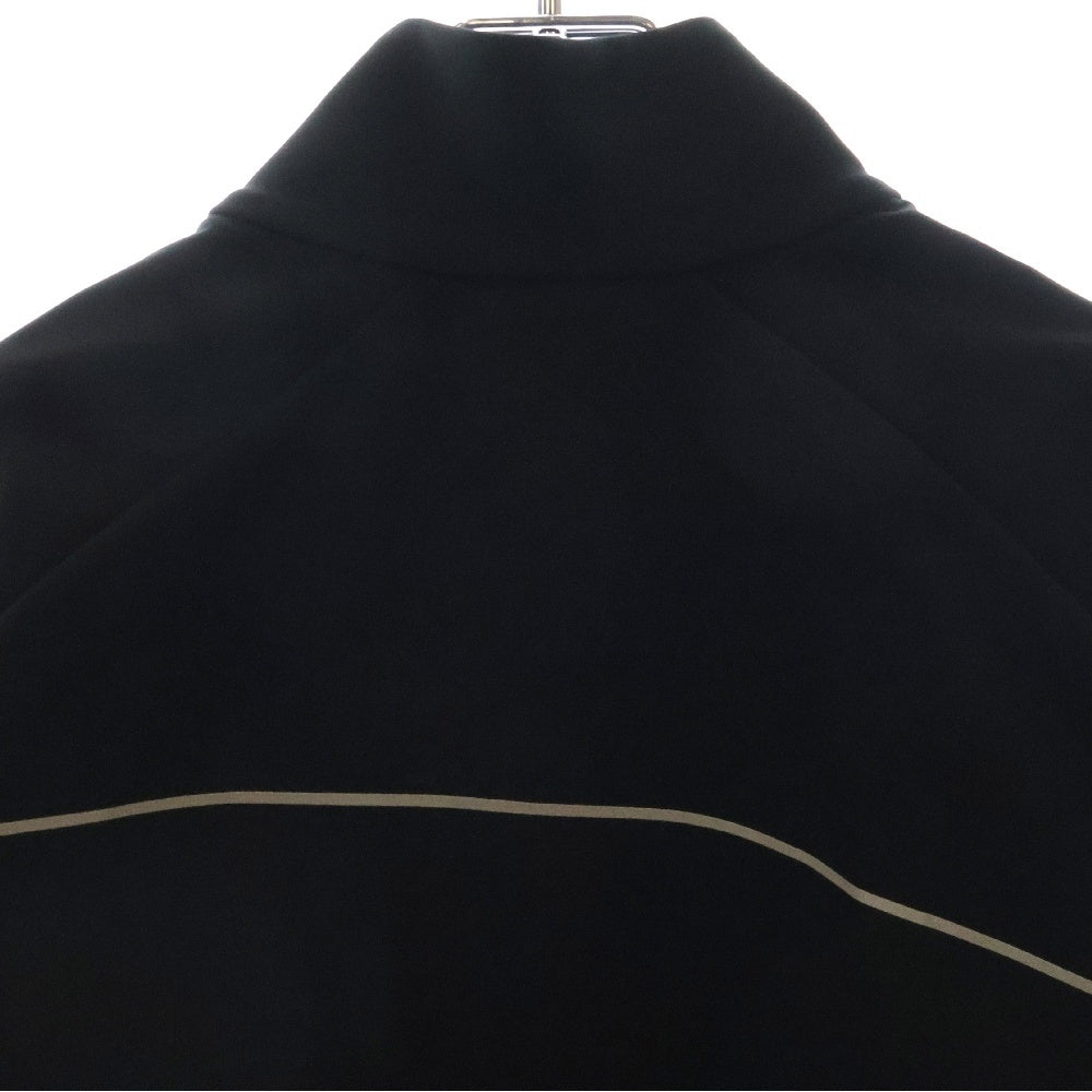 F.C.R.B./F.C.Real Bristol/FCRB(エフシーアールビー/エフシーレアルブリストル) 25SS PDK REFLECT LINE BAGGY JACKET リフレクターライン バギーシルエット ジップアップ トラックジャケット ブラック FCRB-250013