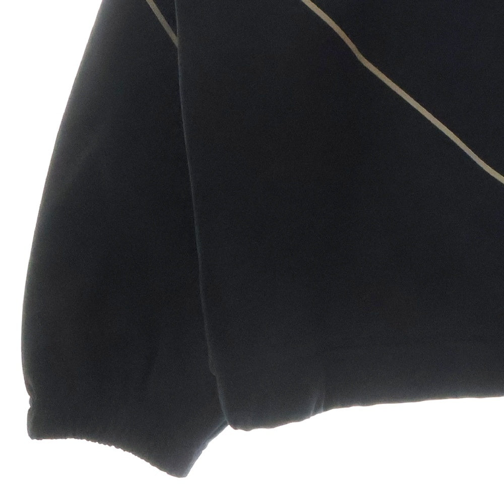 F.C.R.B./F.C.Real Bristol/FCRB(エフシーアールビー/エフシーレアルブリストル) 25SS PDK REFLECT LINE BAGGY JACKET リフレクターライン バギーシルエット ジップアップ トラックジャケット ブラック FCRB-250013