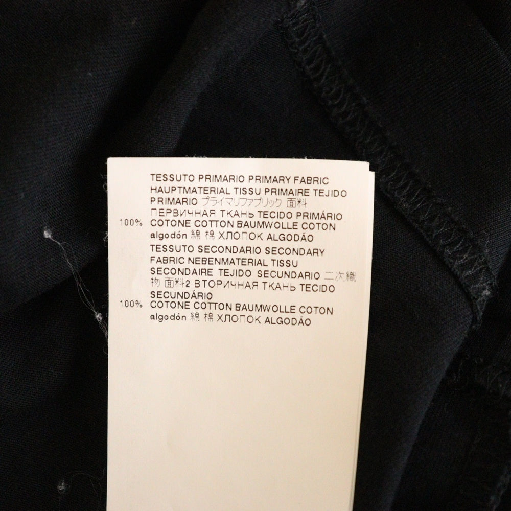 MARNI(マルニ) 22SS Logo Embroidery Mock Neck L/S Tee ロゴ刺繍 モックネック 長袖Tシャツ ロンT ブラック HUMU0242X0
