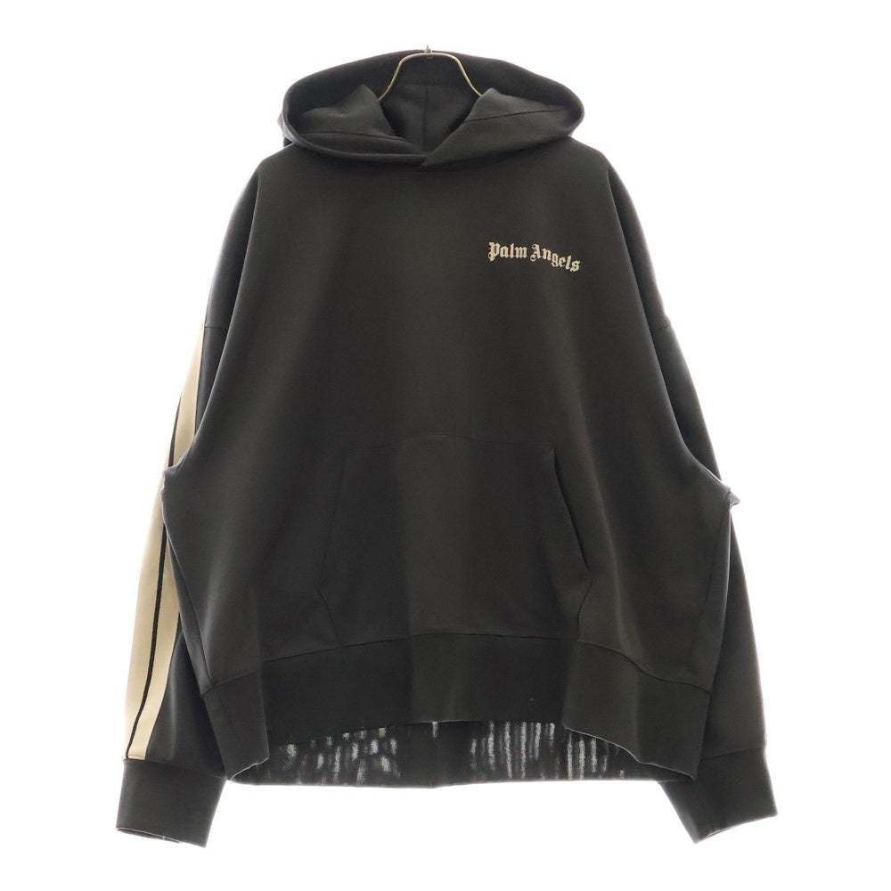 Palm Angels(パームエンジェルス) Logo Pullover Parka ロゴプリント スウェット プルオーバーパーカー グレー PMBD043F22FAB001