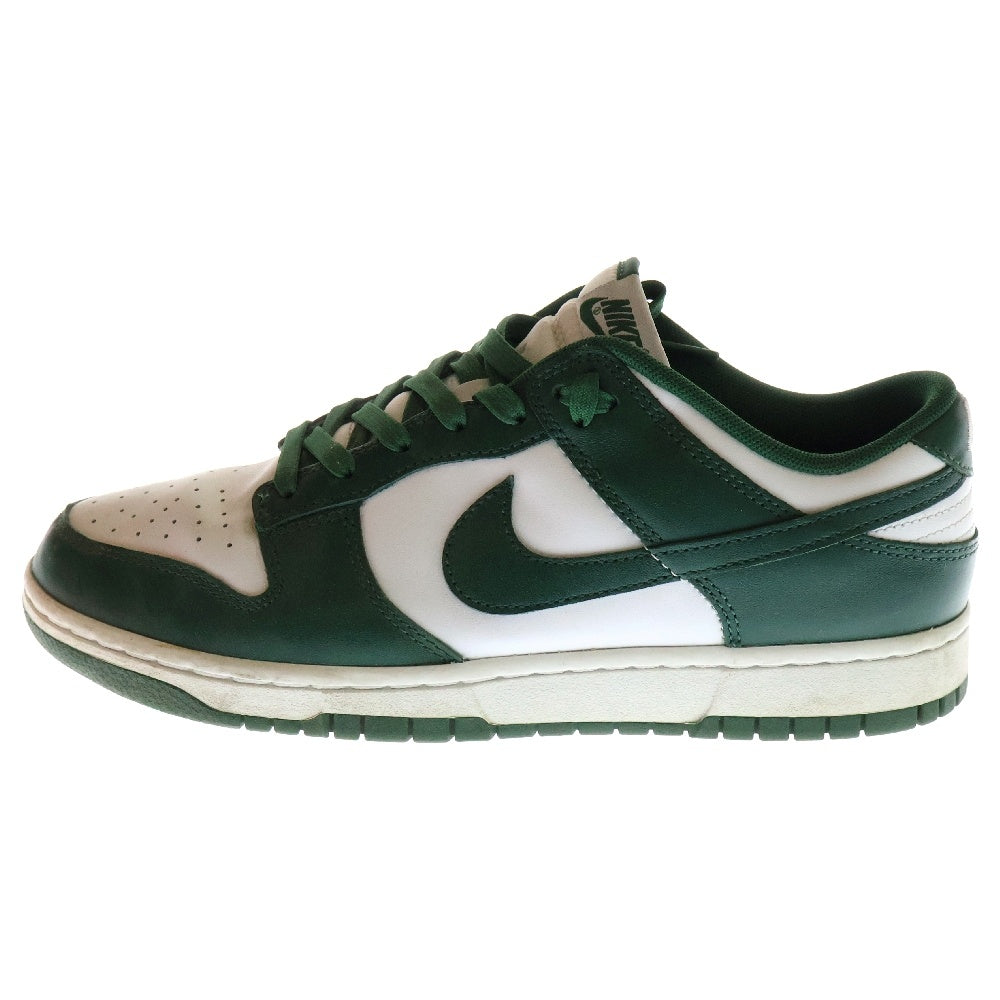 NIKE(ナイキ) DUNK LOW RETRO WHITE TEAM GREEN ダンク チームグリーン ローカットスニーカー ホワイト US9/27cm DD1391-101