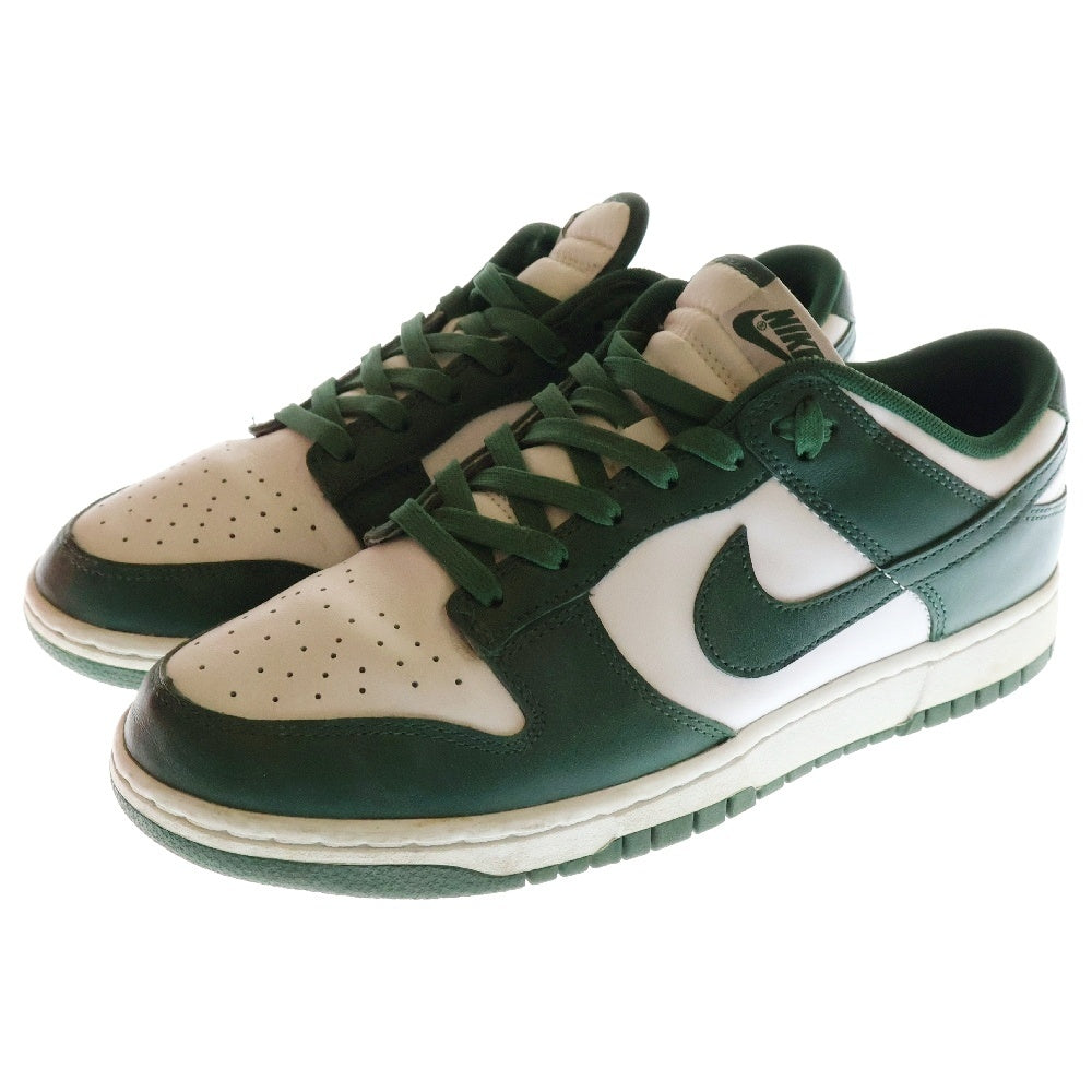 NIKE(ナイキ) DUNK LOW RETRO WHITE TEAM GREEN ダンク チームグリーン ローカットスニーカー ホワイト US9/27cm DD1391-101