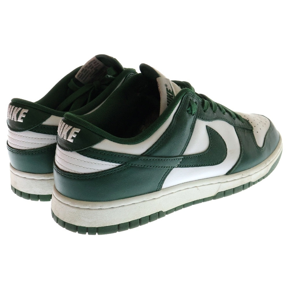 NIKE(ナイキ) DUNK LOW RETRO WHITE TEAM GREEN ダンク チームグリーン ローカットスニーカー ホワイト US9/27cm DD1391-101