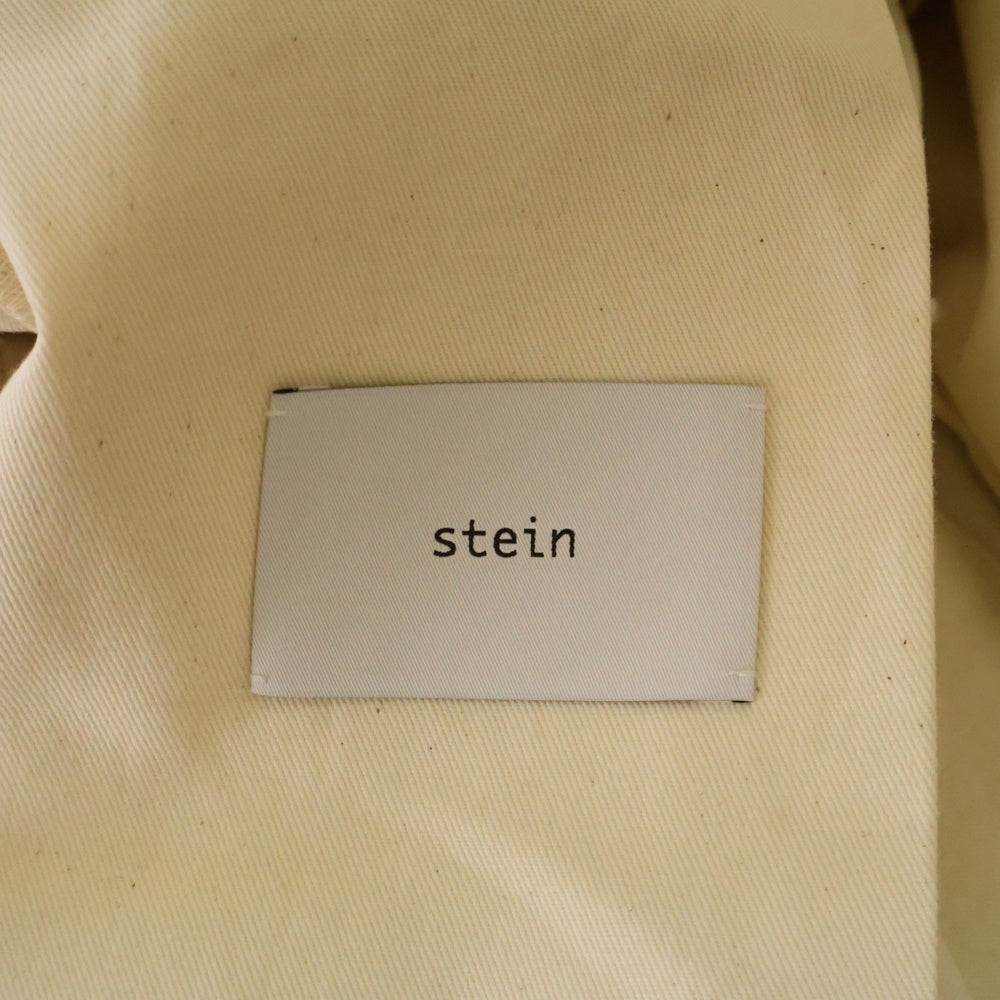 Stein(シュタイン) 23SS 5PK LEATHER CODE PANTS 5ポケット レザーコード コットン ストレートパンツ アイボリー ST.570