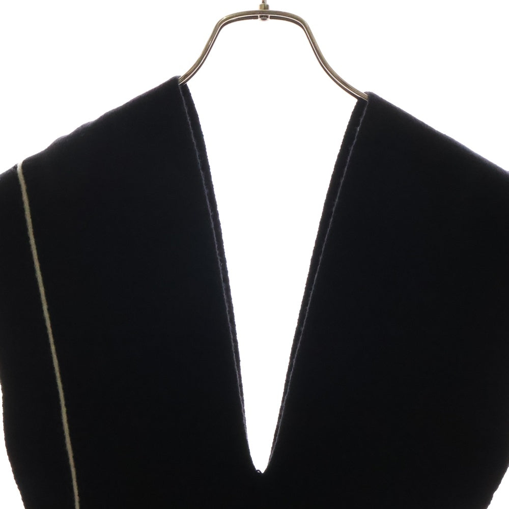 Stein(シュタイン) 21AW MUFFLER VEST ウール ミラノリブ マフラーベスト ブラック ST.316