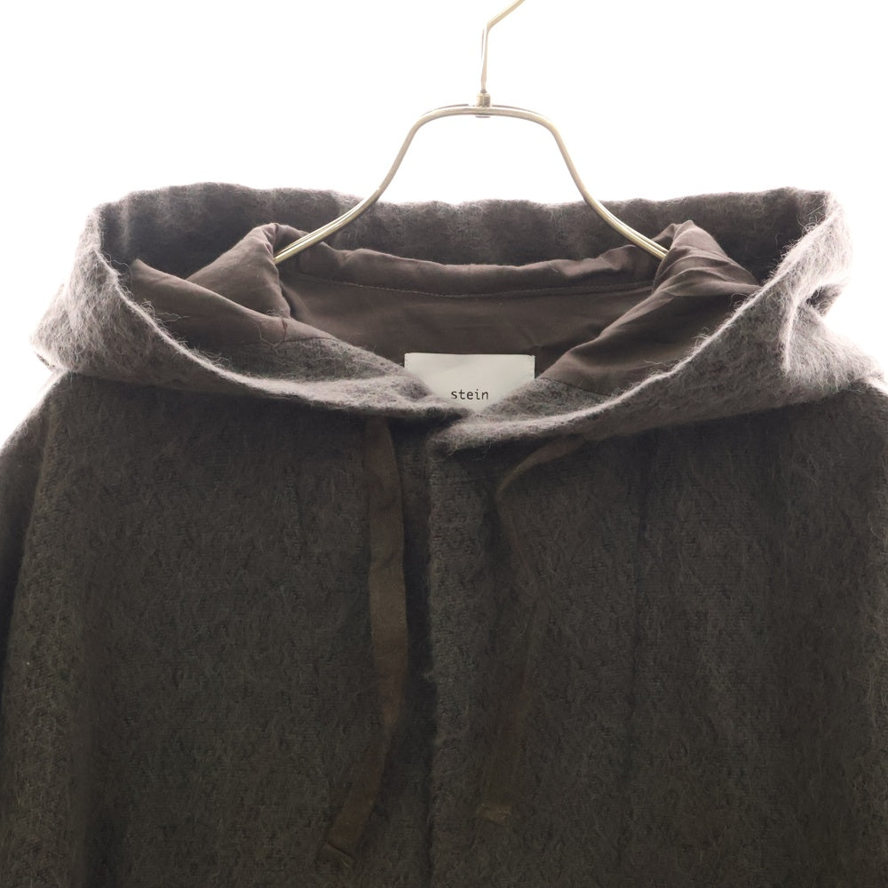 Stein(シュタイン) 20AW OVERSIZED ALPACA SHAGGY ANORAK オーバーサイズ アルパカ ウール シャギー アノラックパーカー フーディー チャコール ST.183-2