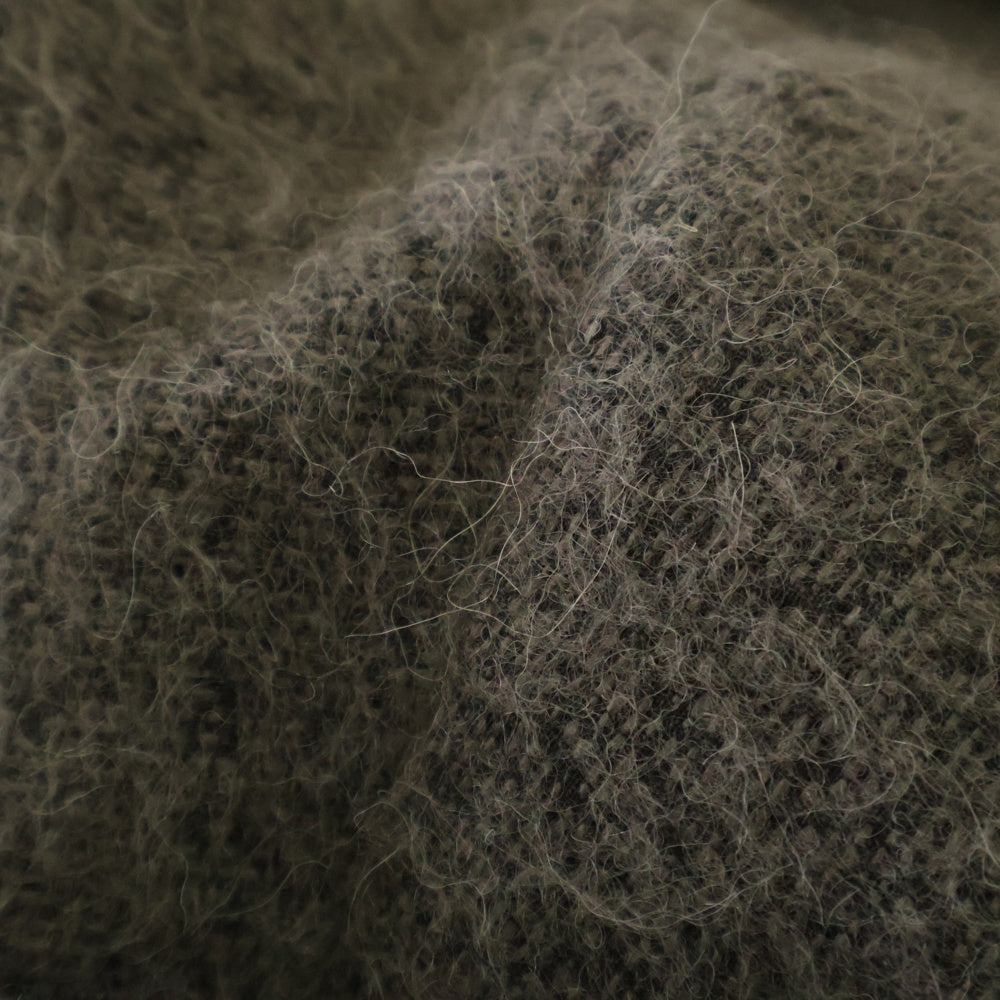 Stein(シュタイン) 20AW OVERSIZED ALPACA SHAGGY ANORAK オーバーサイズ アルパカ ウール シャギー アノラックパーカー フーディー チャコール ST.183-2