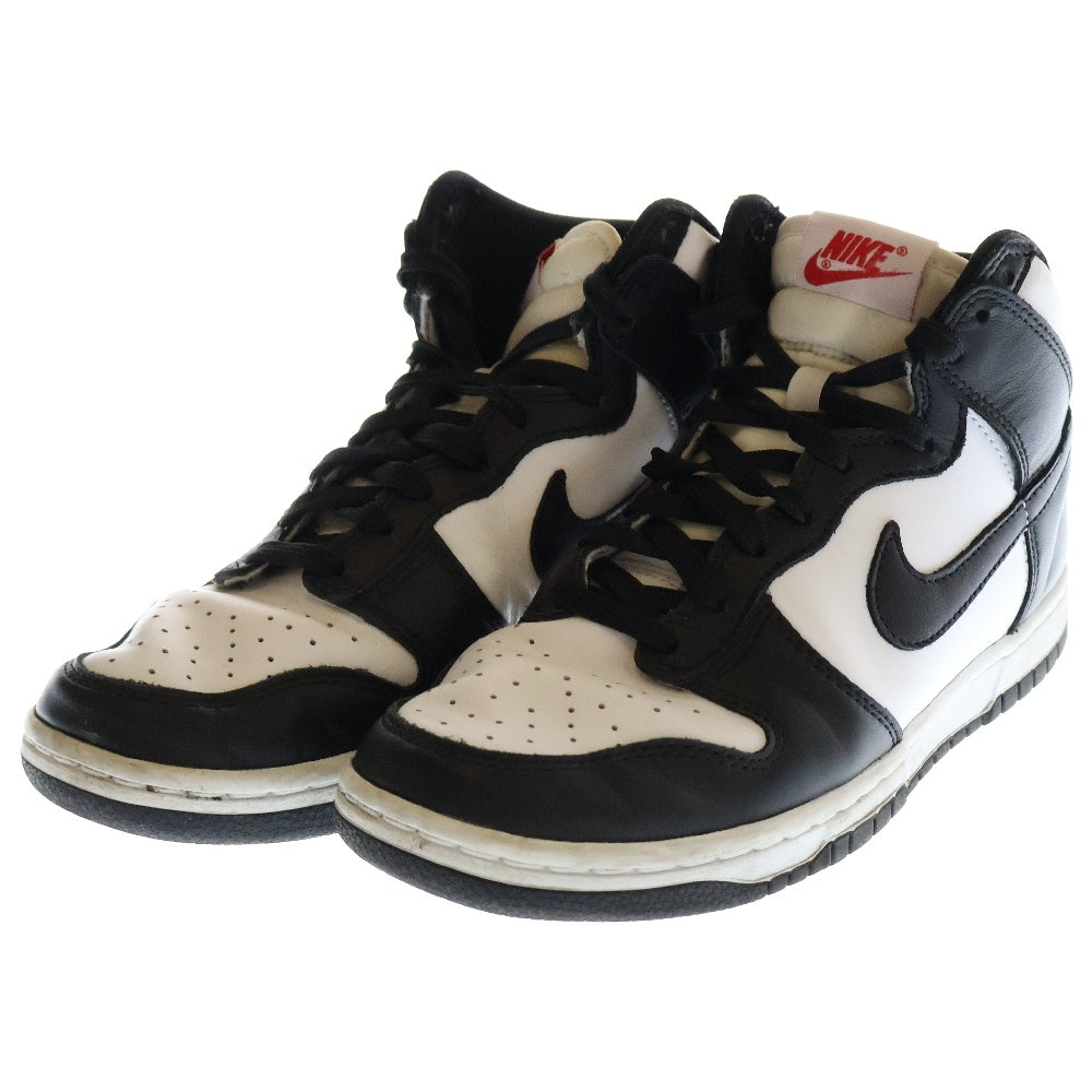 NIKE(ナイキ) WMNS DUNK HIGH Black and White ウィメンズ ダンク ハイカットスニーカー ブラック/ホワイト US7/24cm DD1869-103