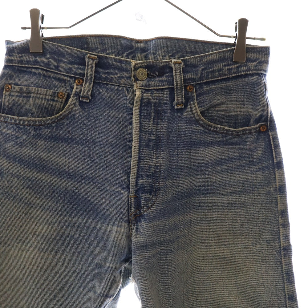 Levi's(リーバイス) 70S VINTAGE 501 ヴィンテージ 66後期 ボタン裏6 スモールe 赤耳 ボタンフライ デニムパンツ インディゴ