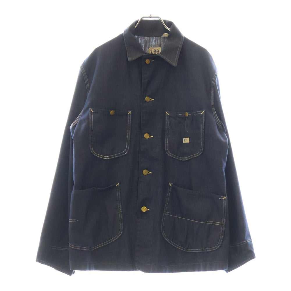 LEE(リー) 70-80S VINTAGE 91-J ヴィンテージ USA製 マルチポケット デニム カバーオール ジャケット インディゴ