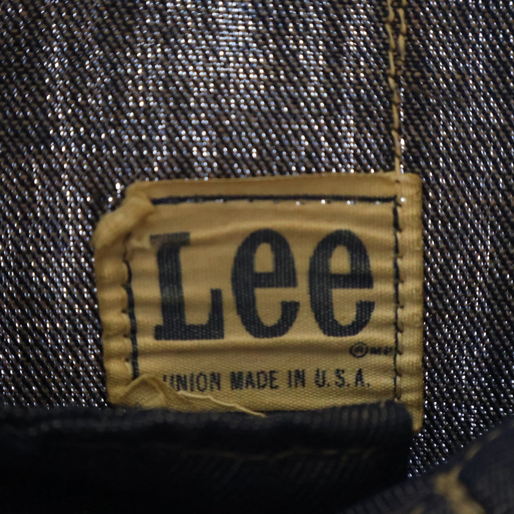 LEE(リー) 70-80S VINTAGE 91-J ヴィンテージ USA製 マルチポケット デニム カバーオール ジャケット インディゴ