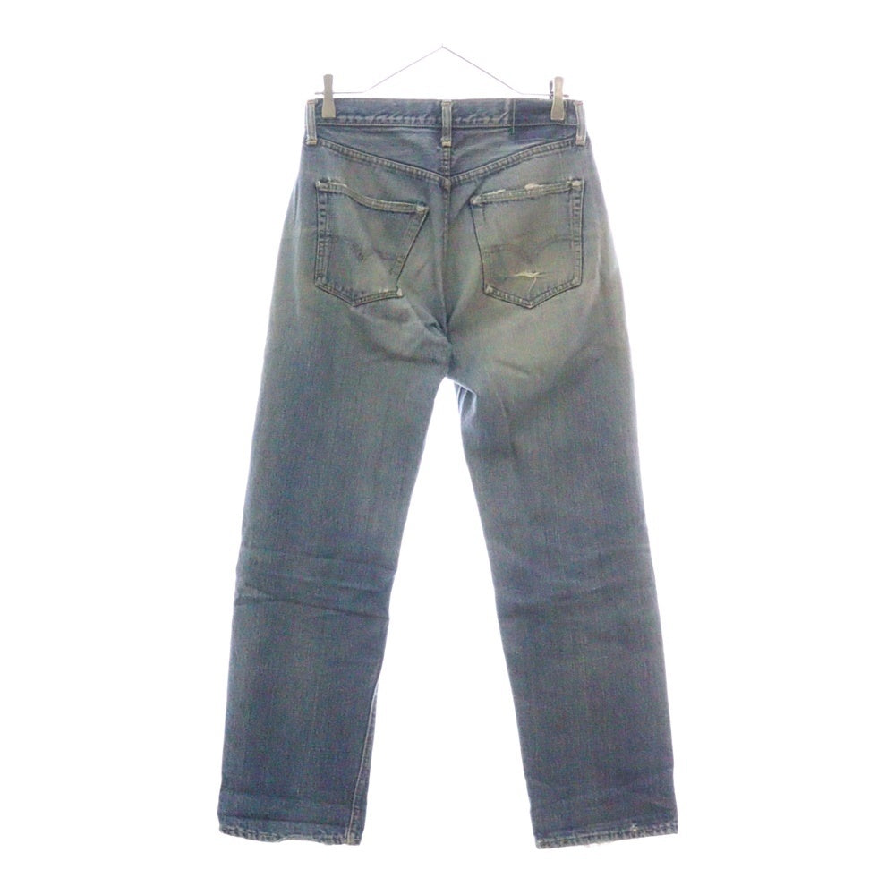 Levi's(リーバイス) 70S VINTAGE 501 BIG E 後期 ヴィンテージ ボタン裏2 セルビッチ ボタンフライ デニムパンツ インディゴ