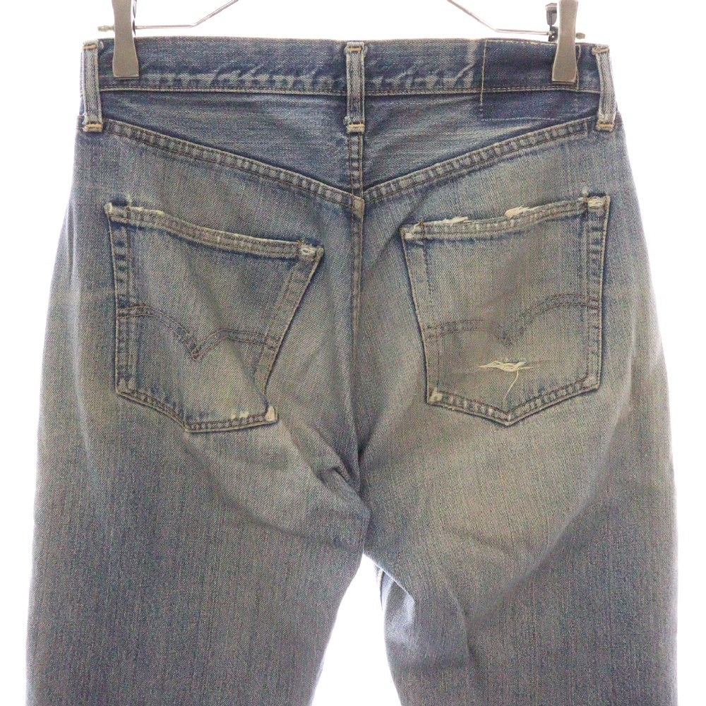 Levi's(リーバイス) 70S VINTAGE 501 BIG E 後期 ヴィンテージ ボタン裏2 セルビッチ ボタンフライ デニムパンツ インディゴ