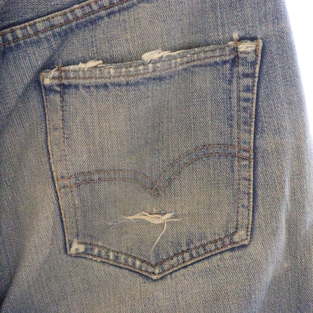 Levi's(リーバイス) 70S VINTAGE 501 BIG E 後期 ヴィンテージ ボタン裏2 セルビッチ ボタンフライ デニムパンツ インディゴ