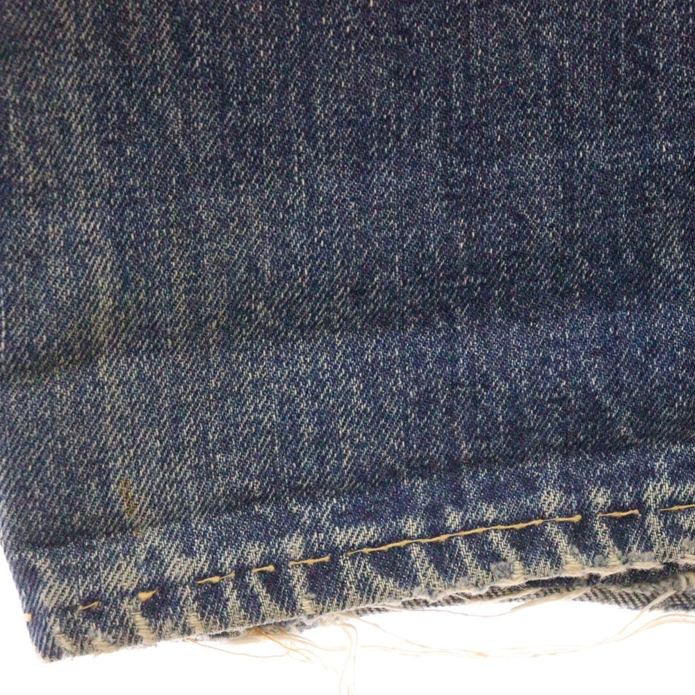 Levi's(リーバイス) 70S VINTAGE 501 BIG E 後期 ヴィンテージ ボタン裏2 セルビッチ ボタンフライ デニムパンツ インディゴ