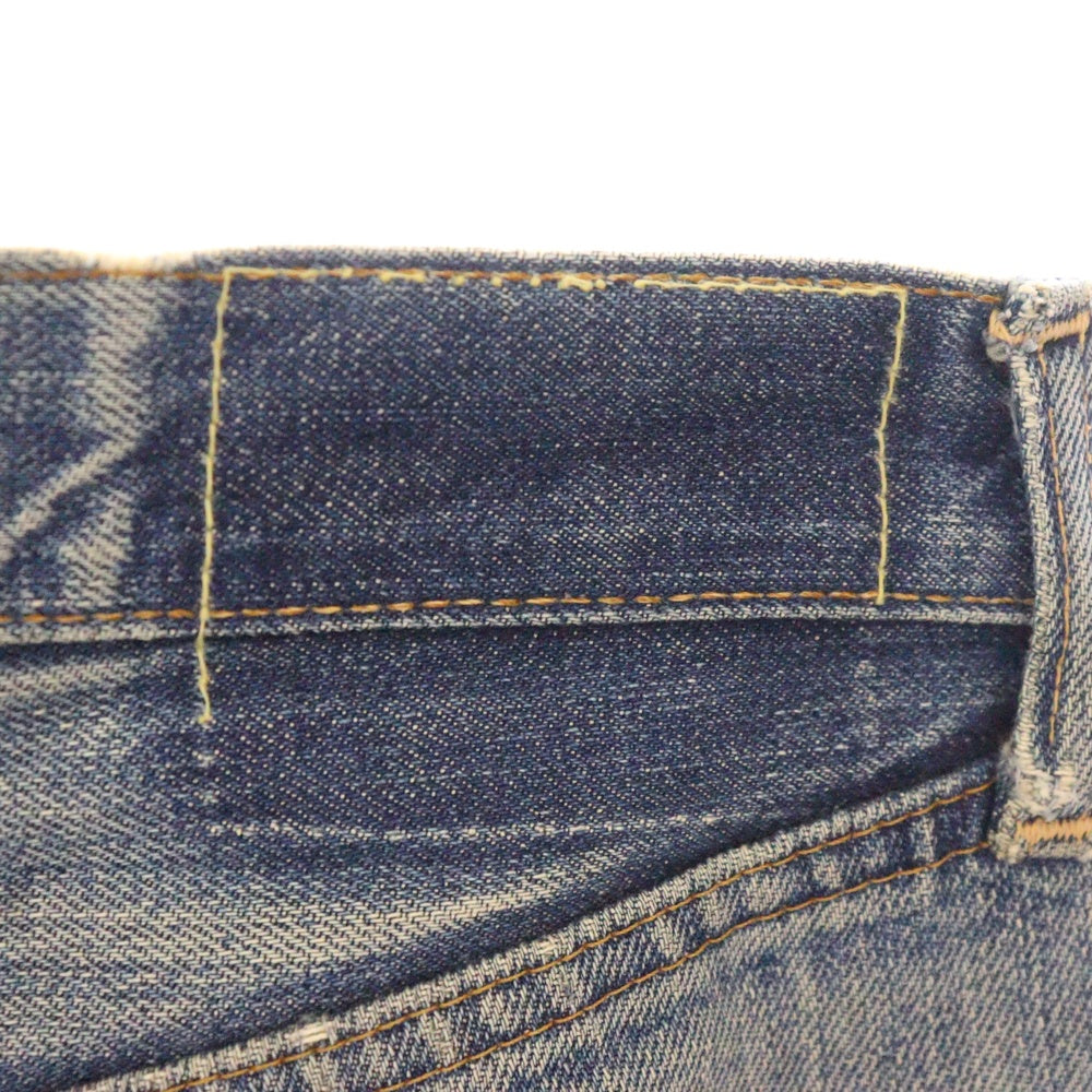 Levi's(リーバイス) 70S VINTAGE 501 BIG E 後期 ヴィンテージ ボタン裏2 セルビッチ ボタンフライ デニムパンツ インディゴ