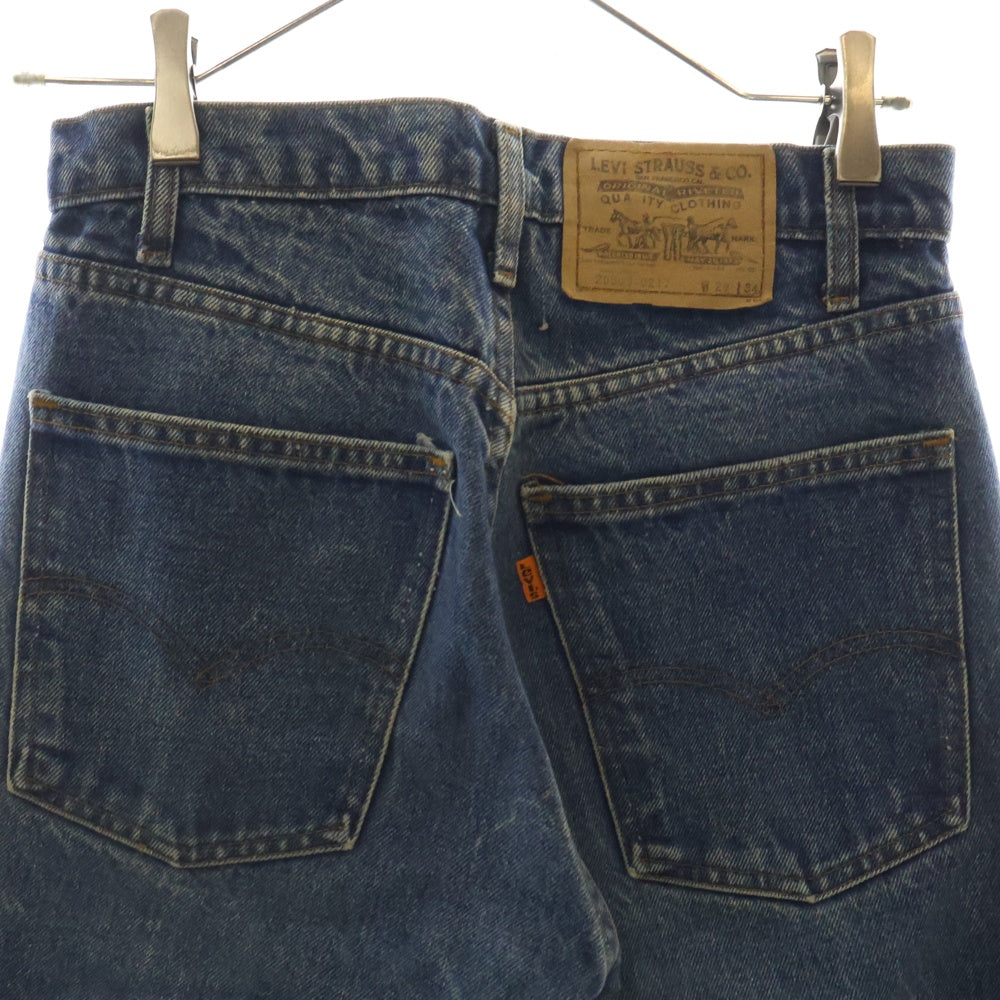 Levi's(リーバイス) 80S VINTAGE 20505-0217 ヴィンテージ USA製 ボタン裏698 オレンジタブ ジップフライ デニム ストレートパンツ インディゴ