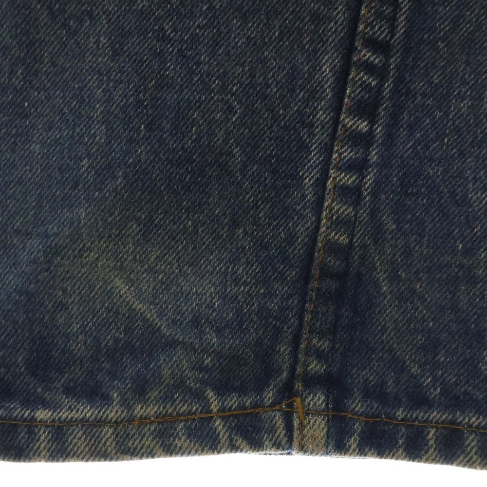 Levi's(リーバイス) 80S VINTAGE 20505-0217 ヴィンテージ USA製 ボタン裏698 オレンジタブ ジップフライ デニム ストレートパンツ インディゴ