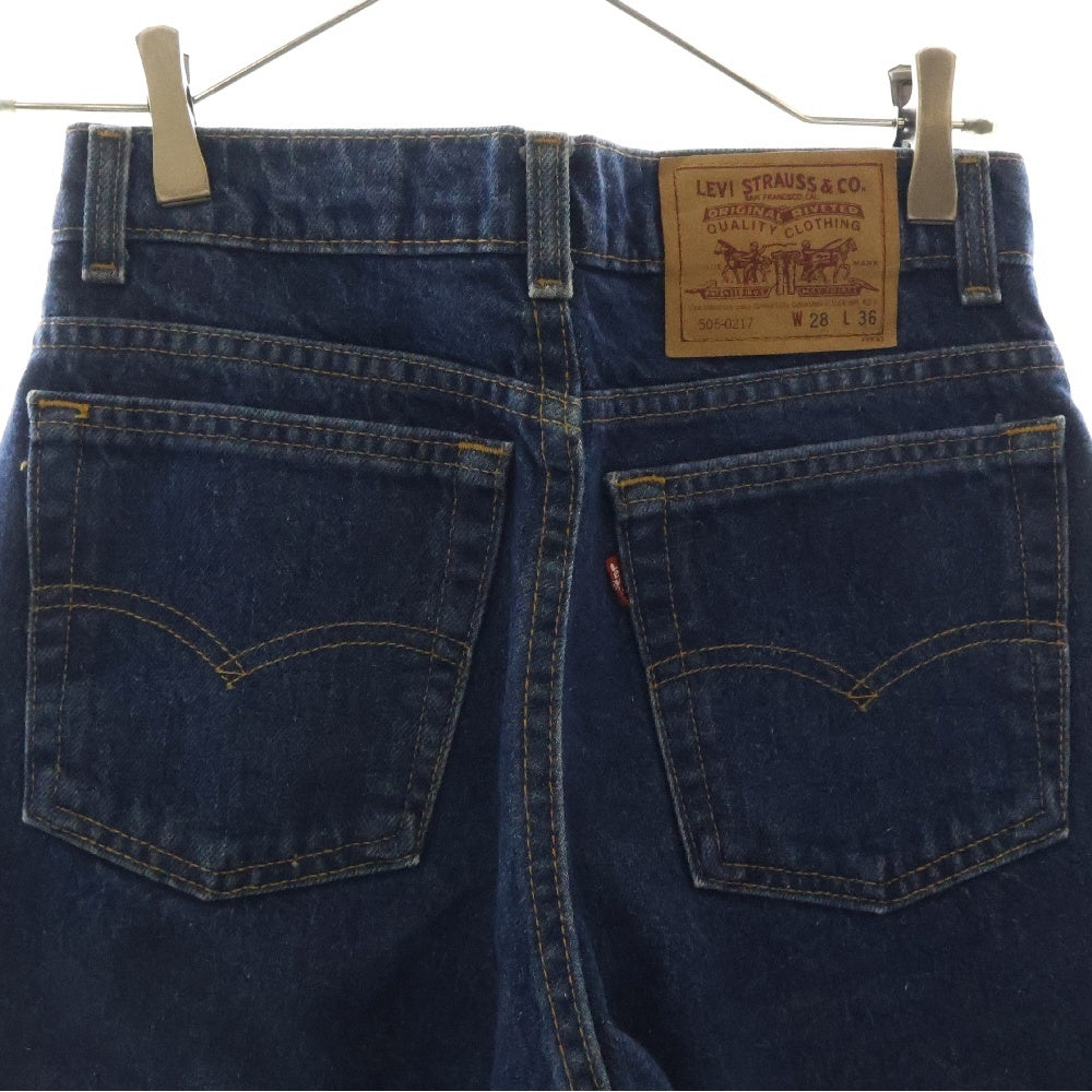 Levi's(リーバイス) 90S VINTAGE 505-0217 ボタン裏525 USA製 ジップフライ デニム ストレートパンツ インディゴ