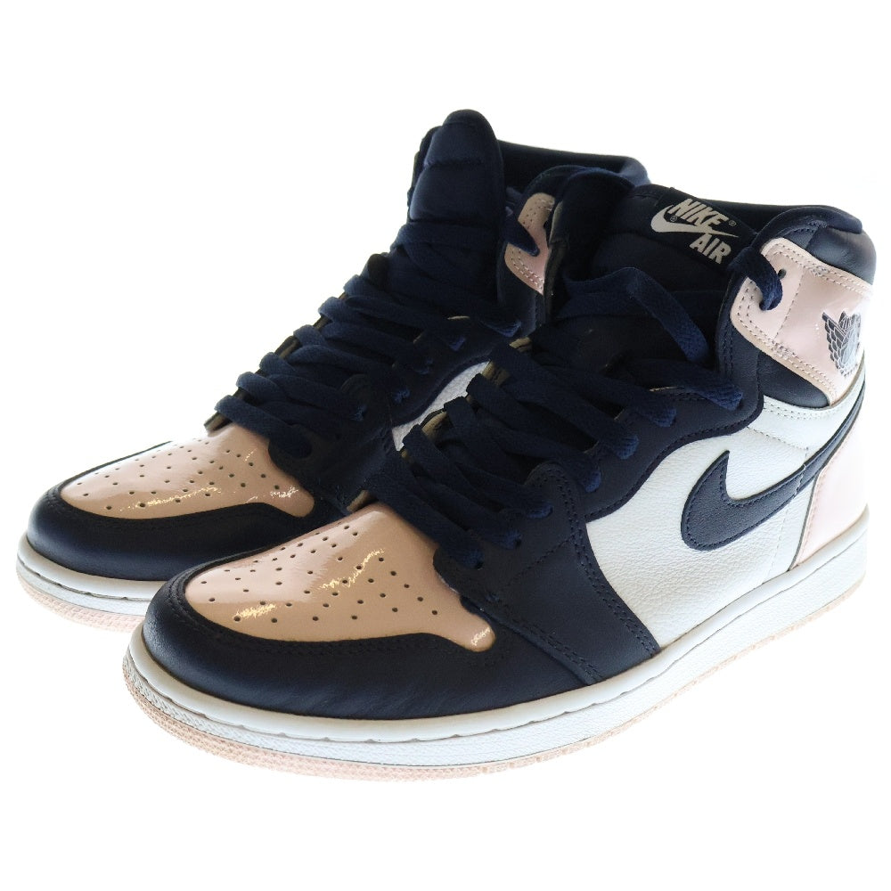 NIKE(ナイキ) AIR JORDAN 1 RETRO HIGH OG ATMOSPHERE エアジョーダン 1 レトロ アトモスフィア ハイカットスニーカー ピンク/ネイビー/ホワイト US11/28cm DD9335-641