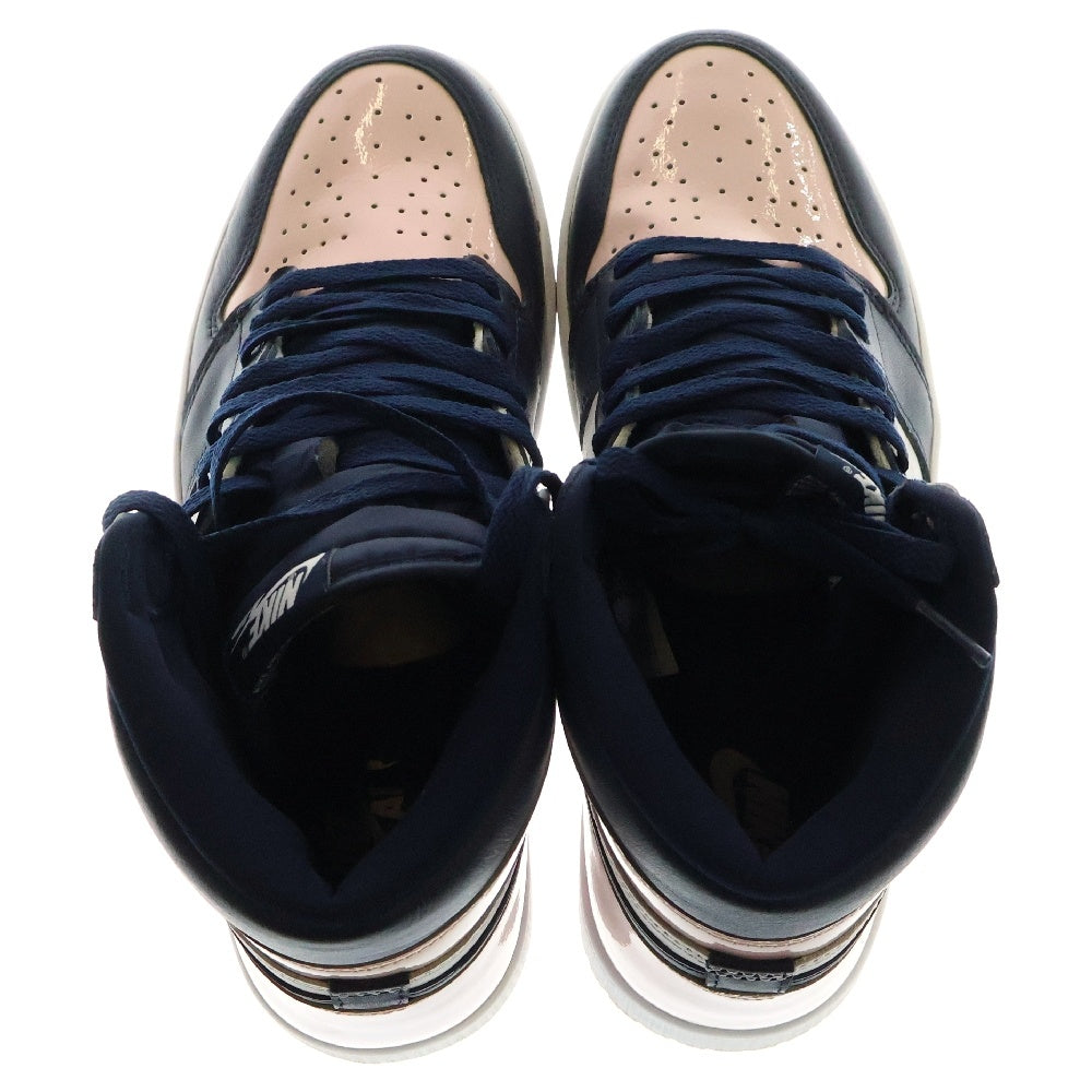 NIKE(ナイキ) AIR JORDAN 1 RETRO HIGH OG ATMOSPHERE エアジョーダン 1 レトロ アトモスフィア ハイカットスニーカー ピンク/ネイビー/ホワイト US11/28cm DD9335-641