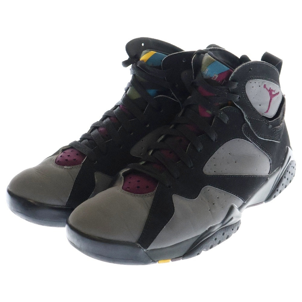 NIKE(ナイキ) AIR JORDAN 7 RETRO BORDEAUX エアジョーダン7 レトロ ボルドー ハイカットスニーカー ブラック/グレー/ボルドー US9/27cm 304775-034