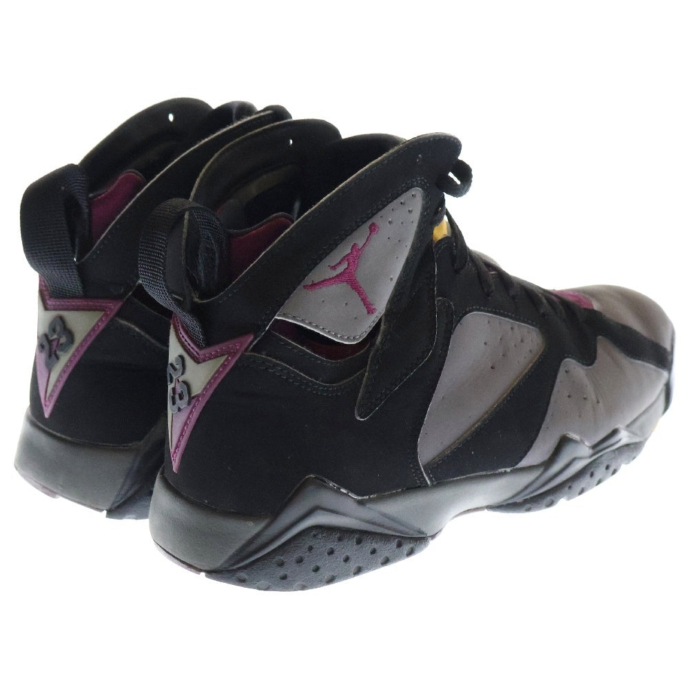 NIKE(ナイキ) AIR JORDAN 7 RETRO BORDEAUX エアジョーダン7 レトロ ボルドー ハイカットスニーカー ブラック/グレー/ボルドー US9/27cm 304775-034