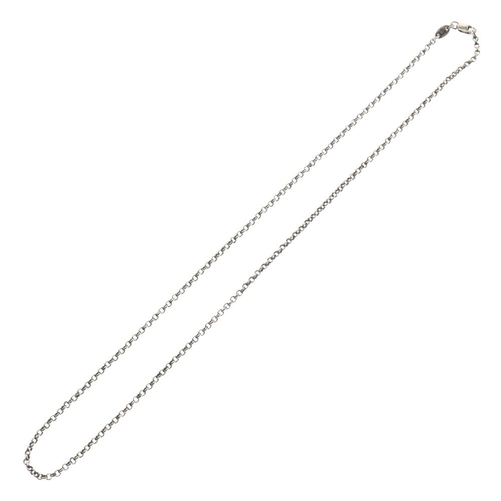 CHROME HEARTS(クロムハーツ) NECKCHAIN R18 ロールチェーンネックレス 18inch シルバー BCA083