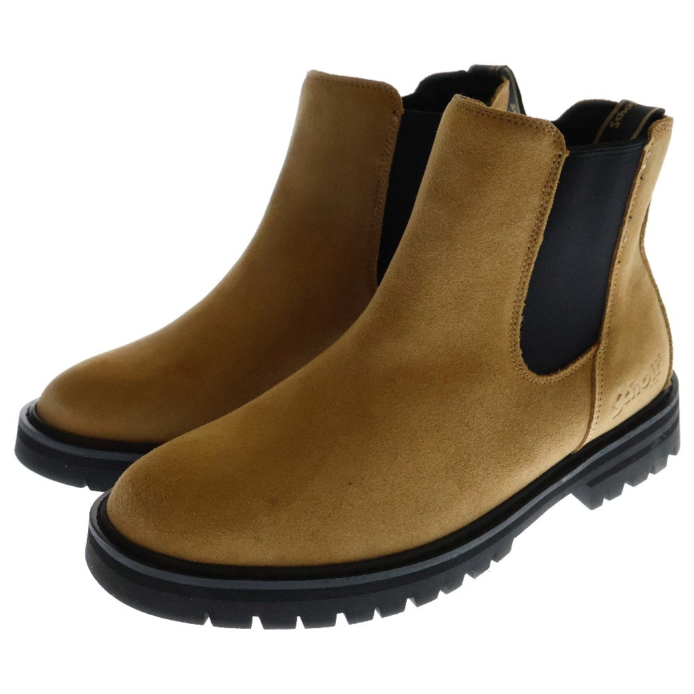 SCHOTT(ショット) CHELSEA BOOTS チェルシー ヌバック レザー サイドゴアブーツ ベージュ US8.5/26.5cm S24101