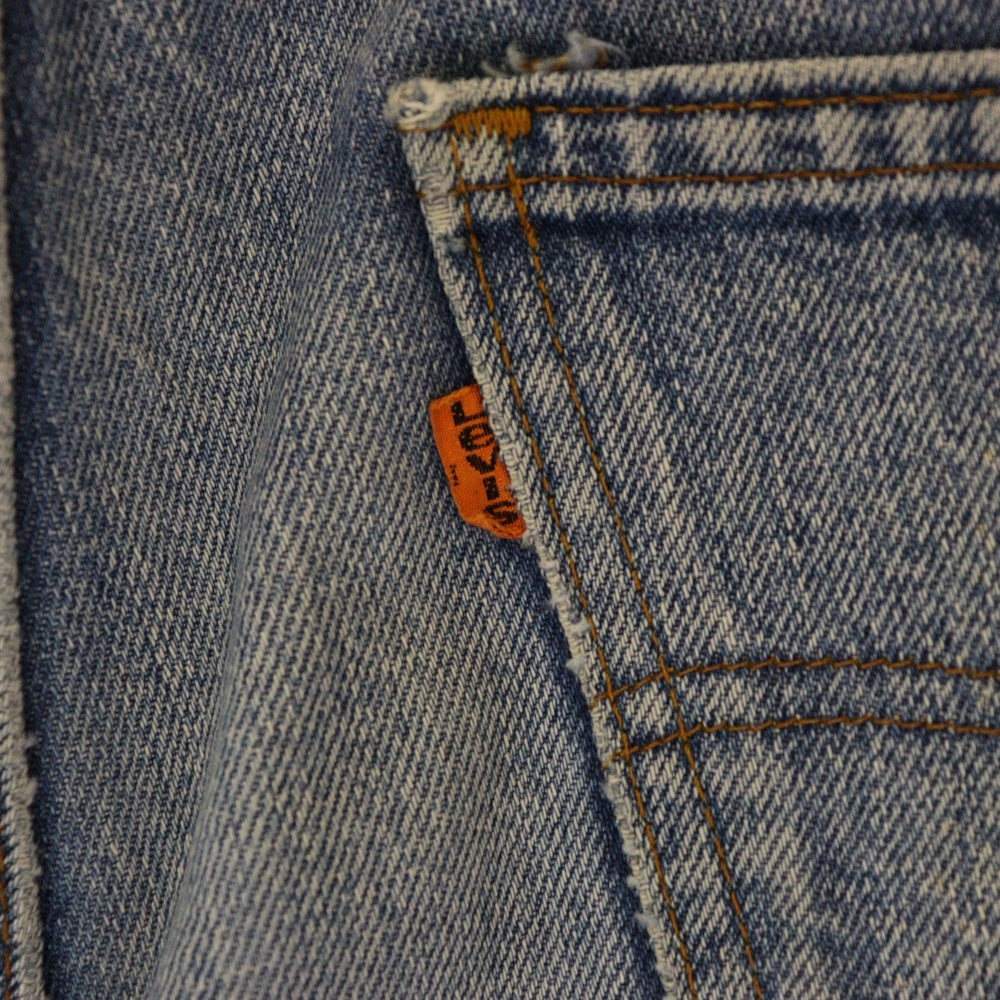 Levi's(リーバイス) 80S VINTAGE 646 ボタン裏532 オレンジタブ ヴィンテージ フレア デニムパンツ インディゴ