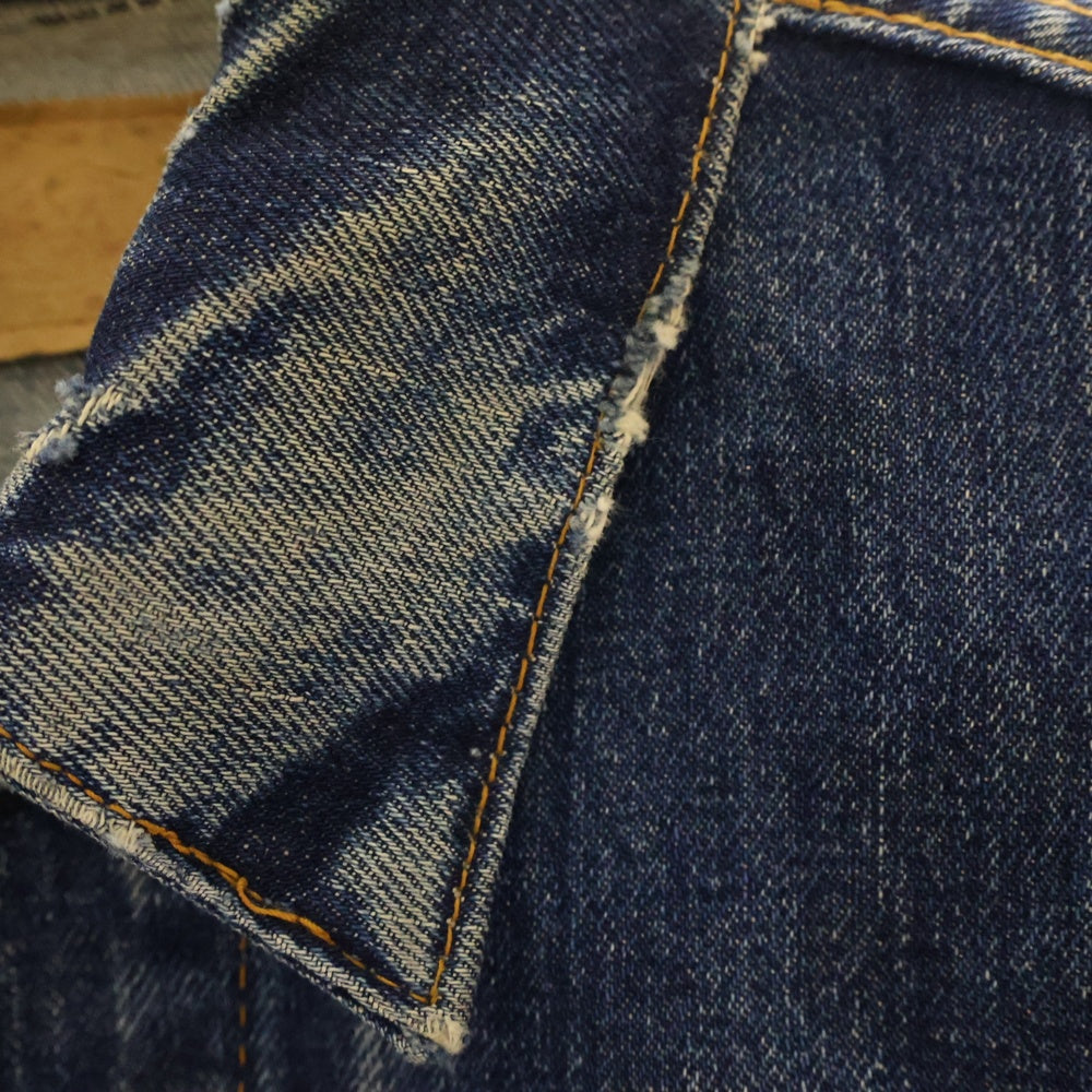 Levi's(リーバイス) 70S VINTAGE 70505 BIGE 4th ボタン裏524 フォース デニムジャケット トラッカージャケット Gジャン インディゴ