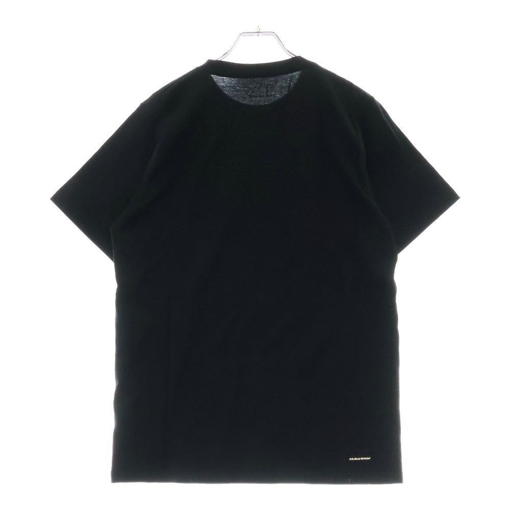 F.C.R.B./F.C.Real Bristol/FCRB(エフシーアールビー/エフシーレアルブリストル) 15SS VICTORY TEE ロゴプリント クルーネック 半袖Tシャツカットソー ブラック FCRB-150029
