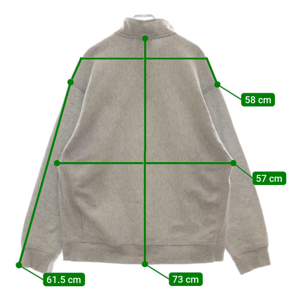 CARHARTT(カーハート) HALF ZIP AMERICAN SCRIPT SWEAT ハーフジップ アメリカン スクリプトプルオーバースウェット トレーナー グレー