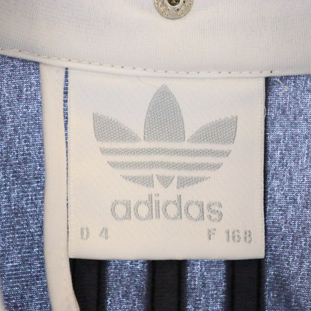 adidas(アディダス) 80S VINTAGE ヴィンテージ ロゴ刺繍 ジップアップ トラックジャケット グレー/グリーン