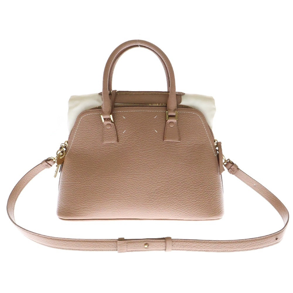 Maison Margiela 11(メゾンマルジェラ11) 5AC ミディアム 2WAY ハンド ショルダー バッグ レディース ピンク S56WD0019 SY0164