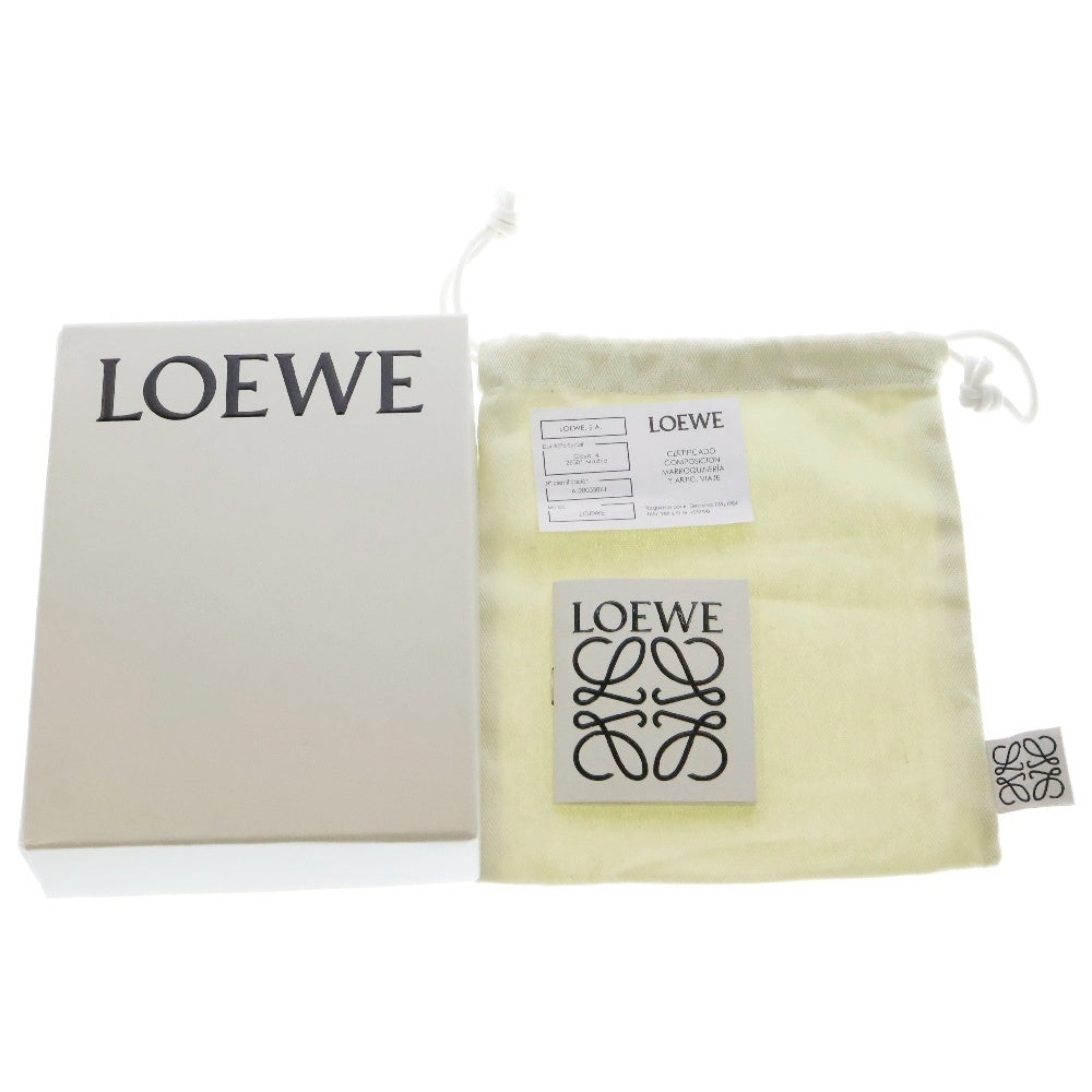 LOEWE(ロエベ) トライフォールド アナグラムロゴ レザー 三つ折り財布 ウォレット レディース ベージュ C821TR2X02