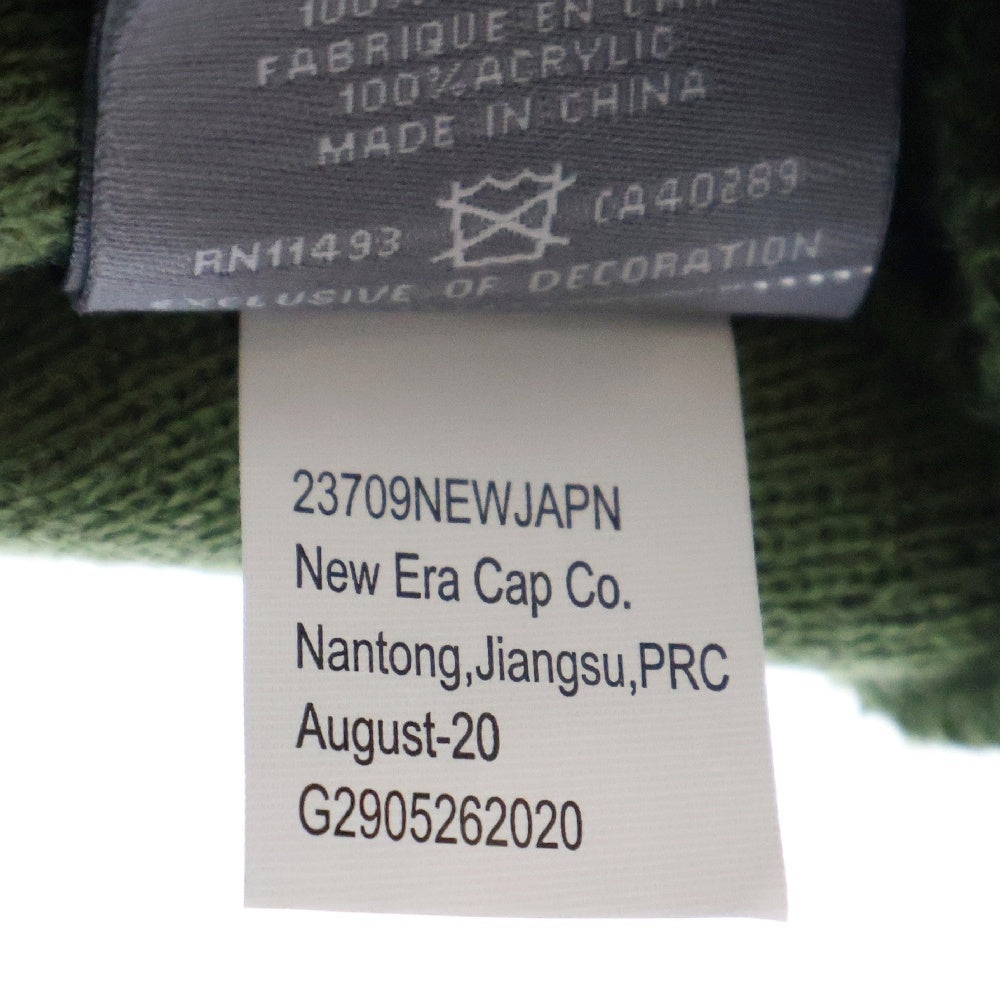 SUPREME(シュプリーム) 20AW ×Yohji Yamamoto ×NEW ERA Beanie ヨウジヤマモト ニューエラ フロントロゴ アクリルニット ビーニー 帽子 グリーン