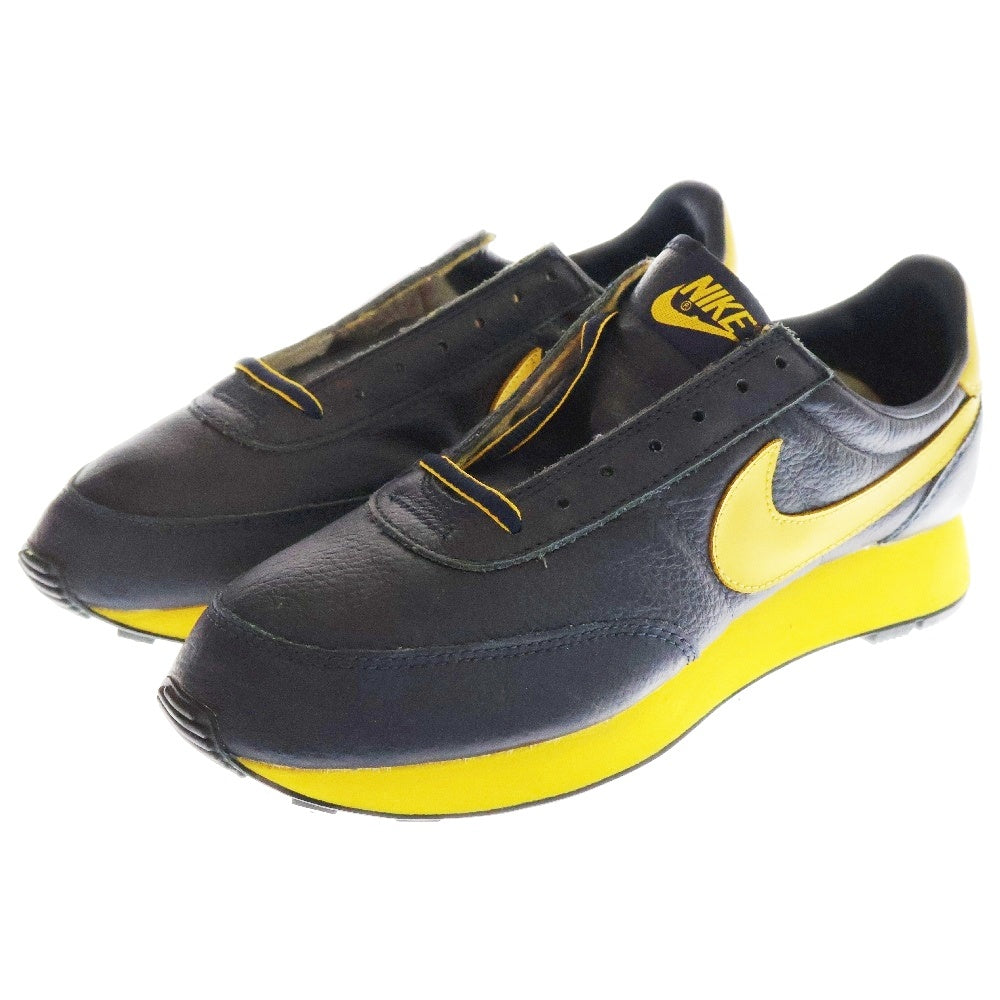 NIKE(ナイキ) 【観賞用 1999年製】 LDV LEATHER レザーローカットスニーカー ネイビー/イエロー US9.5/27.5cm 602101-471