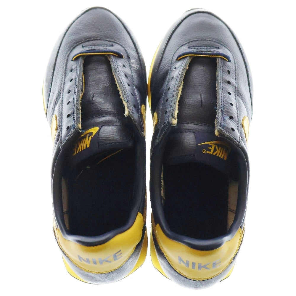 NIKE(ナイキ) 【観賞用 1999年製】 LDV LEATHER レザーローカットスニーカー ネイビー/イエロー US9.5/27.5cm 602101-471