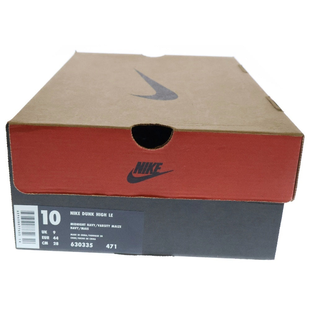 NIKE(ナイキ) 【観賞用 1999年製】 LDV LEATHER レザーローカットスニーカー ネイビー/イエロー US9.5/27.5cm 602101-471