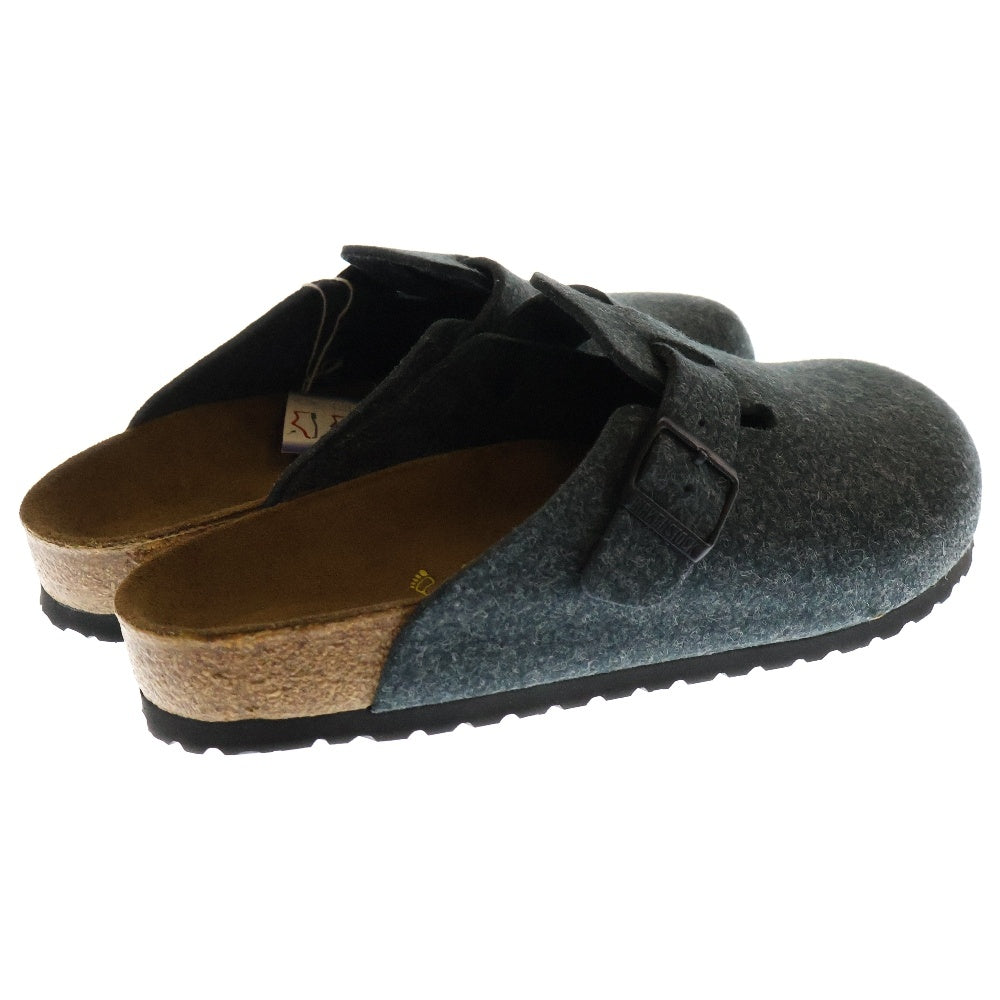 BIRKENSTOCK(ビルケンシュトック) BOSTON ボストン レザーサンダル ネイビー/ブラウン 060861