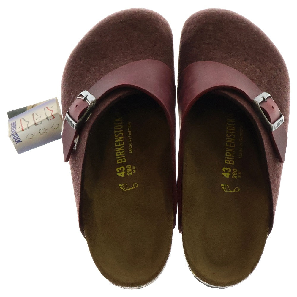 BIRKENSTOCK(ビルケンシュトック) BASEL バーゼル バックルベルト レザーサンダル ボルドー/ブラウン 112171