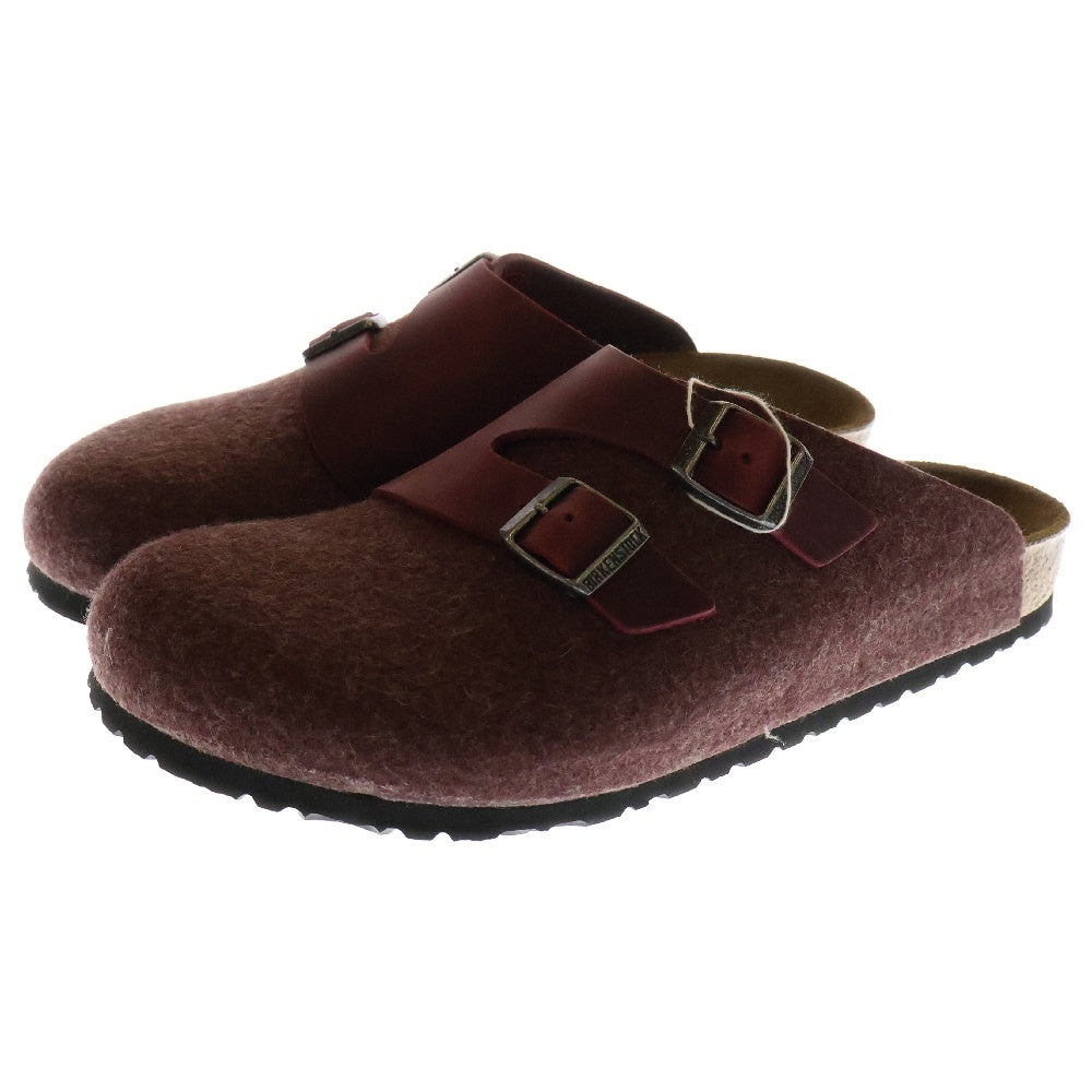 BIRKENSTOCK(ビルケンシュトック) GRAZ グラーツ ダブルバックル レザーサンダル ボルドー/ブラウン 119271