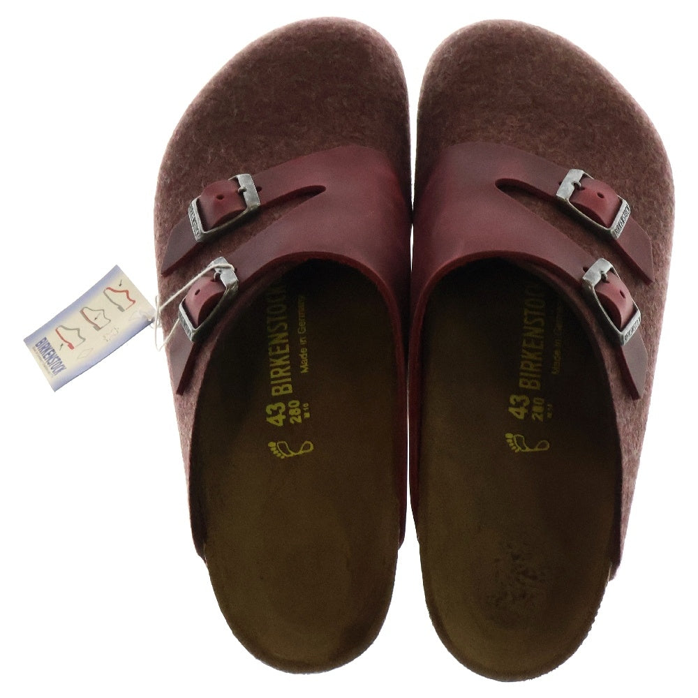 BIRKENSTOCK(ビルケンシュトック) GRAZ グラーツ ダブルバックル レザーサンダル ボルドー/ブラウン 119271