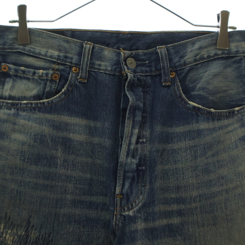 Levi's(リーバイス) 501 フィリピン製 ボタン裏359 スモールe ストレート デニムパンツ ジーンズ インディゴ