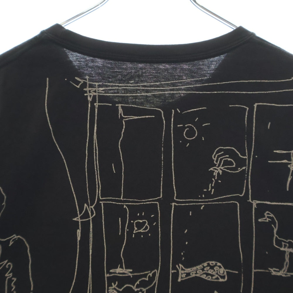 VINTAGE(ヴィンテージ) PEACE IS HERE NOW Tシャツ オノヨーコ ジョンレノン 半袖 カットソーブラック