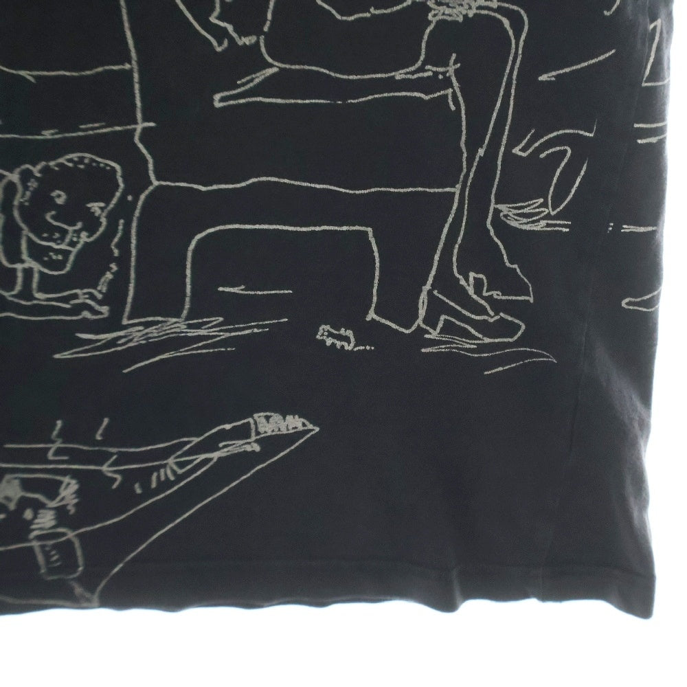 VINTAGE(ヴィンテージ) PEACE IS HERE NOW Tシャツ オノヨーコ ジョンレノン 半袖 カットソーブラック