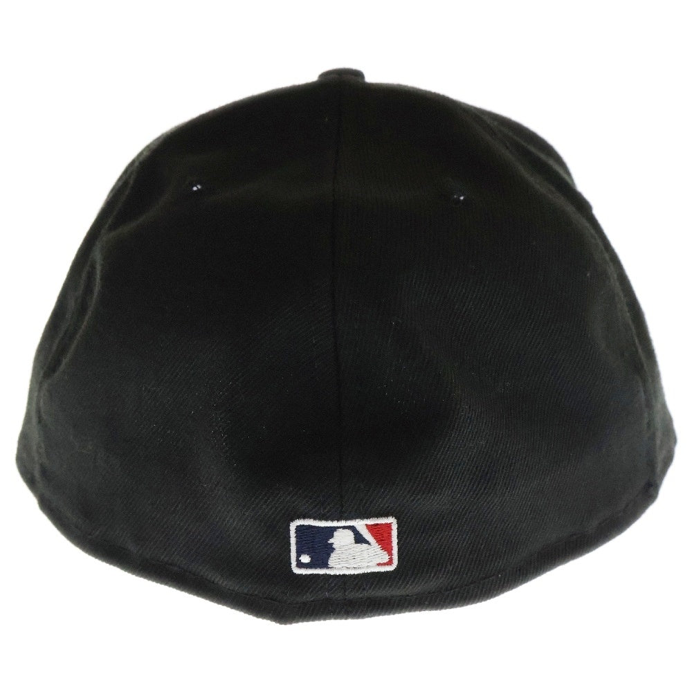 NEW ERA(ニューエラ) 59FIFTY New York Yankees フィフティーナインフィフティー ニューヨークヤンキース 6パネル ベースボールキャップ 帽子 ブラック