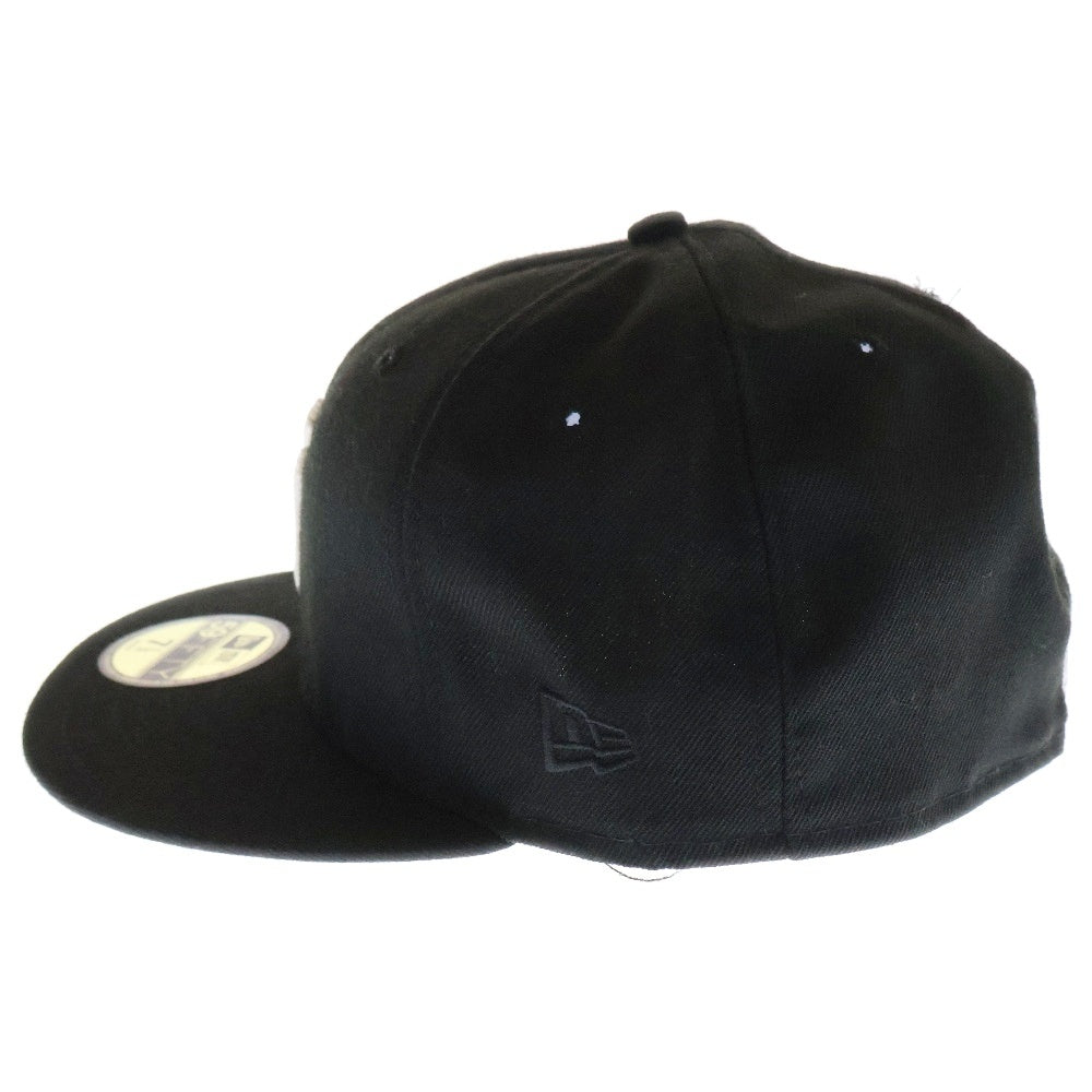NEW ERA(ニューエラ) 59FIFTY New York Yankees フィフティーナインフィフティー ニューヨークヤンキース 6パネル ベースボールキャップ 帽子 ブラック