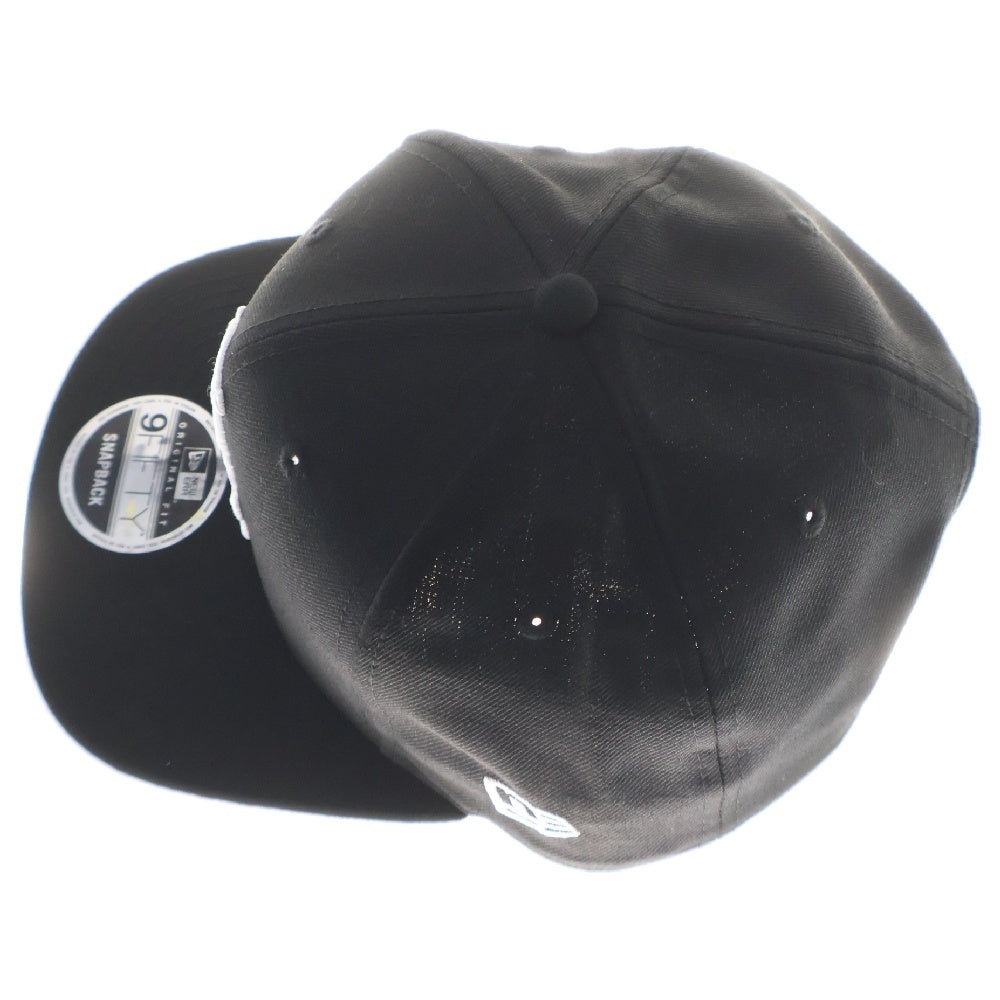 NEW ERA(ニューエラ) 9FIFTY Chicago White Sox ナインフィフティー シカゴホワイトソックス 6パネル スナップバック ベースボールキャップ 帽子 ブラック